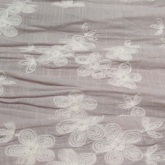 Simply Couture Beige Floral Mixed Media Cardigan Duster Size 1XL NWOT - Picture 7 of 7